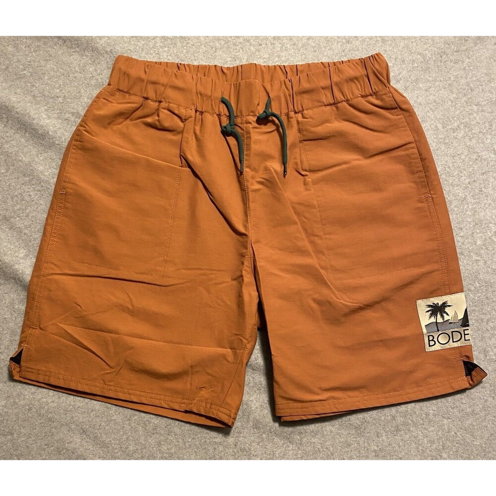 Bodega Shorts‎ Men Medium Rust Orange Lined Street Pocket Relaxed Baggy